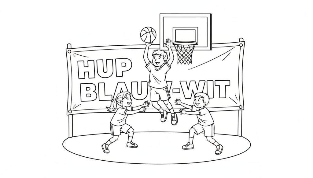 Kleurplaat van een lachende koe in een bloeiende weide.